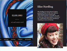 Tablet Screenshot of elise.org